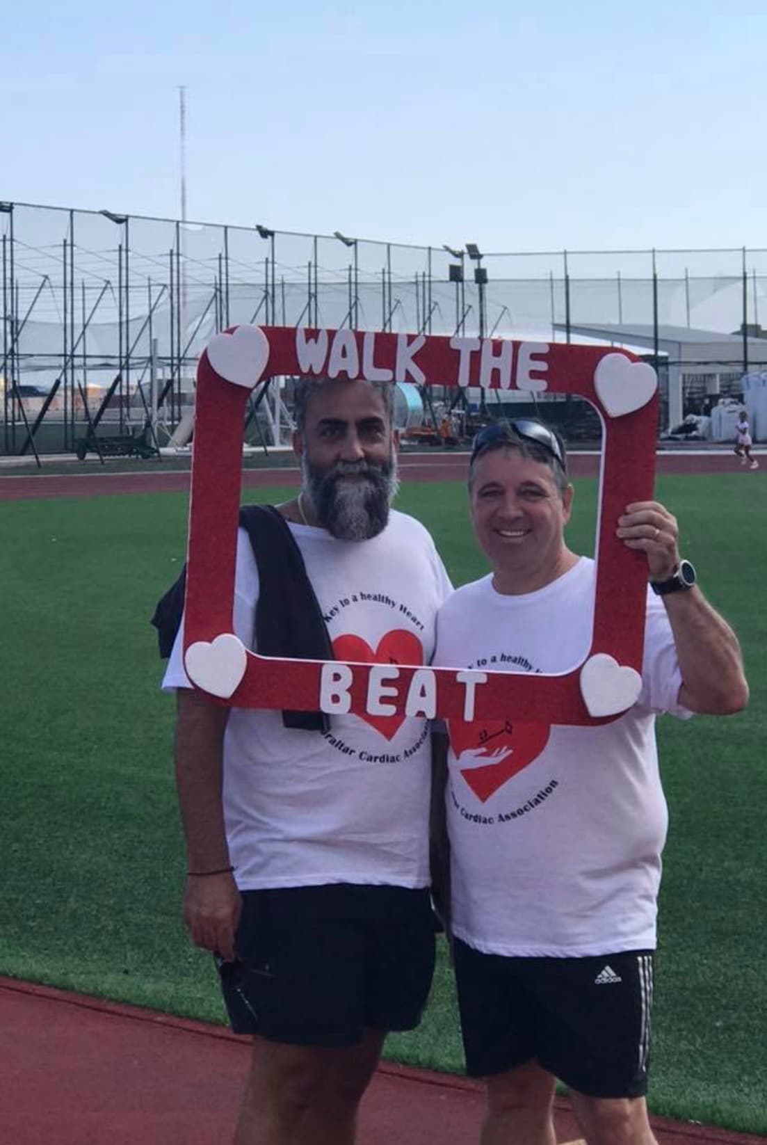 Participants at a Gibraltar Cardiac Association sponsored walk